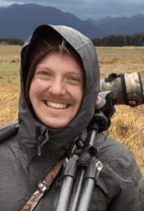 Picture of man in a raincoat smiling